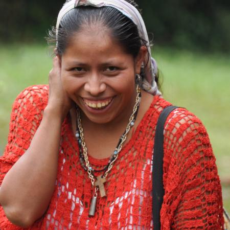 Woman from a Mayan village. Alta Verapaz region, Guatemala. November 2009.